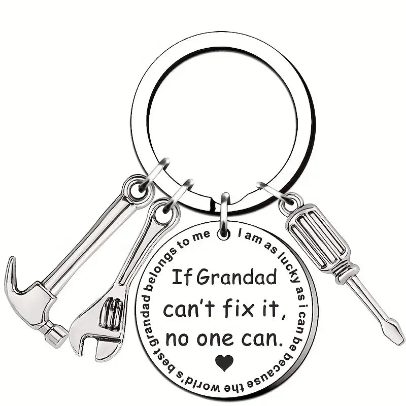 If Grandpa Can't Fix It Keychain