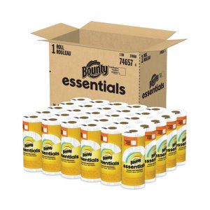 30 Rolls Bounty Essentials Full Sheet Paper Towels, 2-Ply, 40/Sheets,