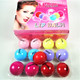 Ball Style Fruit Favor Roll On Lip Balms 24 per display