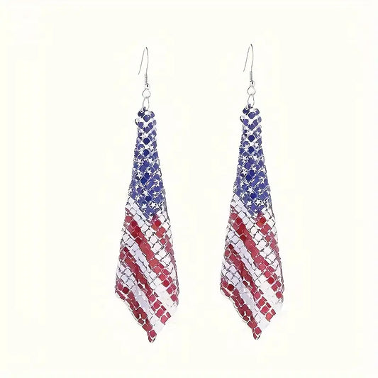 American Flag Earrings